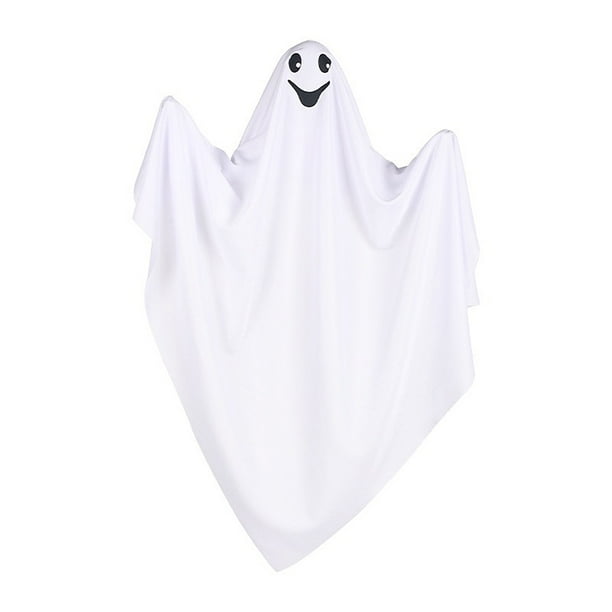 Decoraciones de Halloween, adornos de Halloween, regalos de Halloween. Pequeños fantasmas blancos espeluznantes para Halloween que cuelgan para decorar el patio, el porche, el interior y el exterior.