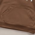 thumbnail image 7 of CYRBOKO Baby Boys Cotton Outfits, Spring Two-piece Long Sleeve Elastic Waist Hooded Sweatsuits Brown Size 18-24 Months, 7 of 7
