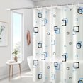 thumbnail image 4 of Cortina impermeable de 180x200cm para cuarto de baño, cortina para dormitorio (cuadrado pequeño) Tmvgtek Libre de BPA, 4 of 6