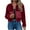 Wine Coat for Women, variant on SAFUNY Women’s patchwork quilted cropped jacket with chic design stylish cozy for streetwear cool seasons Army Green L