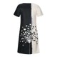 thumbnail image 5 of Vestido largo hasta la rodilla con cuello en V y manga corta con estampado cómodo e informal a la moda para mujer Pompotops ghjkhdj14291, 5 of 8