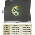 thumbnail image 3 of Saint Leo University Logo Fleece Blanket, Very Soft Microfiber Flannel Blanket for Couch Warm and Cozy for All Seasons, 3 of 6