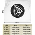 thumbnail image 3 of St Bonaventure University Logo Fleece Blanket, Very Soft Microfiber Flannel Blanket for Couch Warm and Cozy for All Seasons, 3 of 6