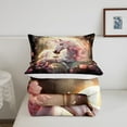 YST Girls Unicorn Comforter Set Twin Fantasy Horse Bedding For Kids