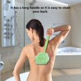 thumbnail image 3 of Cepillo de espalda de mango largo Cepillo de baño Esponja de espuma Exfoliante Flores de masaje Exfoliante Limpiador de espuma para la espalda Limpiador de cuerpo suave Accesorios de baño para mujere TUNC Sencillez, 3 of 5