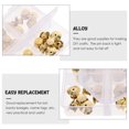 thumbnail image 4 of Miangastore Lapel Pin Backs Golden Alloy Enamel DIY Projects Jewelry 40Pcs 0.4x0.3in, 4 of 8