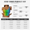 thumbnail image 5 of Sikiie Glitter Rainbow Print Strappy Sports Bra for Women Padded Push Up Sports Bra Athletic Running Sports Bra Workout Bra Yoga Bra, 5 of 5