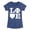 HEATHER NAVY, variant on - Love Baseball - Youth Girls Fitted Short Sleeve T-Shirt