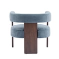 thumbnail image 4 of Fauteuil d'Appoint Moderne Rembourré en Velours, 4 of 8