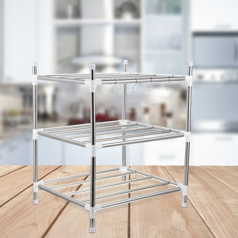 3 Tier Stainless Steel Kitchen Rack organizer67470