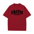 thumbnail image 5 of Ankishi Christian T Shirts for Men Faith Ephesians 2 8 Short Sleeve Religious Tee Crewneck Casual Tops for Streetwear, 5 of 7
