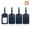 Blue, variant on 4 Pack PU Leahter Luggage Tag with Name ID Card Durable Suitcase Labels with Adjustable Buckle wine Red