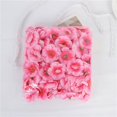 thumbnail image 4 of 100pcs Artificial Cherry Blossom Heads Fake Cherry Blossom Fake Cherry Blossom Heads Faux Cherry Blossom Petals Wedding Party Wall Decor Valentine's Day Decoration DIY Accessories, 4 of 5