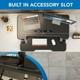 thumbnail image 5 of Mount-It! Electric Standing Desk Converter with 38" Desktop, Black, 5 of 9