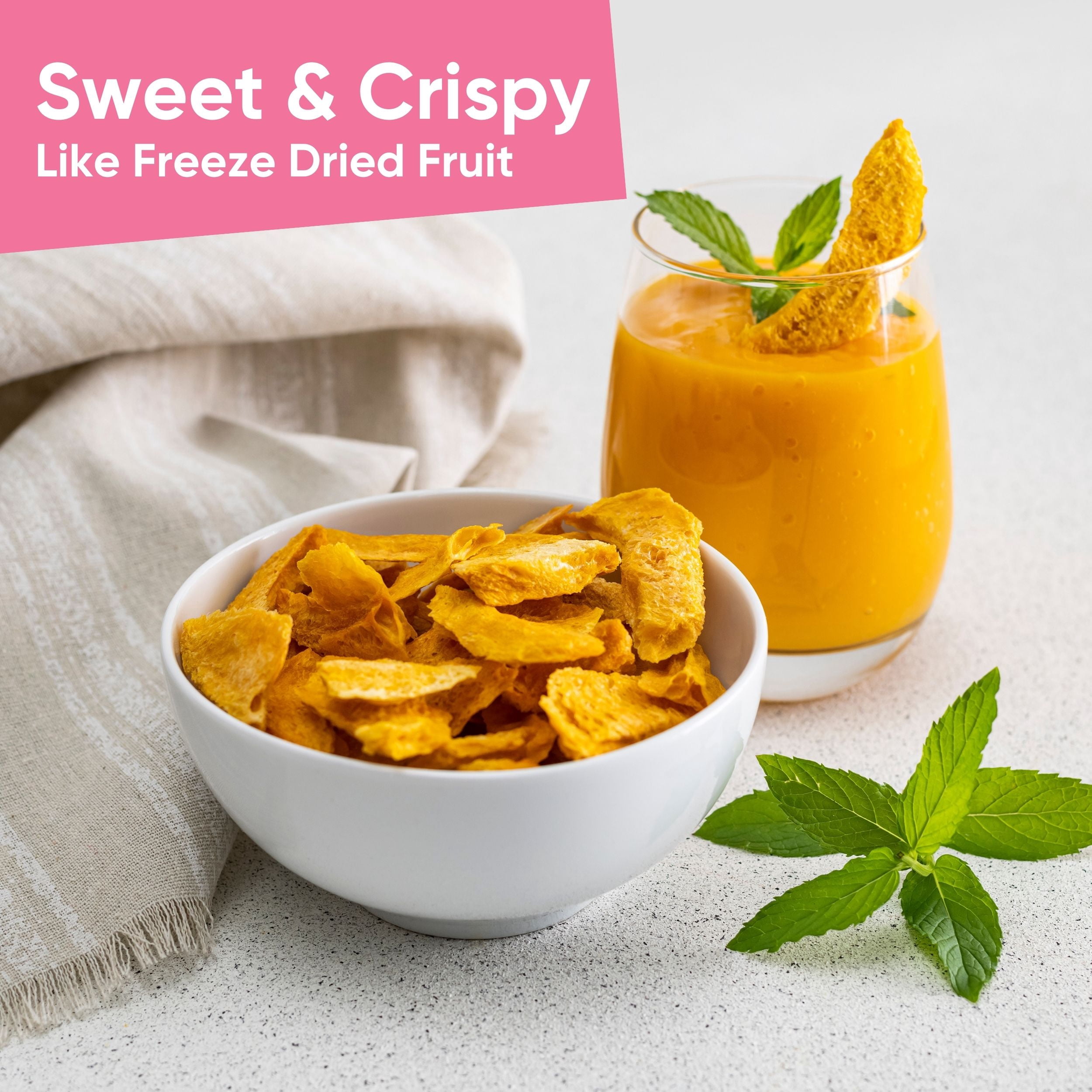 Yammy Dried Mango Chips, No Sugar Added 1 Ingredient Healthy Snack (3.9oz Pack of 4)