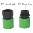 thumbnail image 2 of 3/4\" Female and Male Hose Pipe Fitting Kit Garden Water Adaptor Quick Connector, 2 of 8