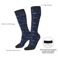 thumbnail image 5 of Picia Women Crew Soft Moisture-wicking Socks Hockey Players Pattern Design Cotton Socks, One Size fit All, 5 of 9