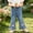 B Blue, variant on Kids Girls Denim Pants Cute Bowknots Elastic Waist with Pockets Summer Casual Trendy Jean Pants B Blue Size 3