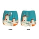 thumbnail image 3 of Balery Colorful Greek Windmills Pantalones cortos deportivos para mujer con forro y dos bolsillos, elásticos, para entrenamiento, gimnasio, yoga-Medium, 3 of 7