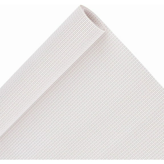 14CT Plastic Cross Stitch Fabric 39.4 * 11.9inch Snow-White Aida Cloth Craft Embroidery Cloth