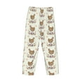 thumbnail image 3 of Lsque Flower Chicken Print Men's Pajama Pants, Lounge Pant - Comfortable Home Wear,Elastic Waistband, Stylish Design-X-Large, 3 of 9
