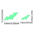 thumbnail image 3 of Halloween Night Glow Bat Wall Decals Self Stick Fluorescent Party For A And Festive Atmosphere, 3 of 3
