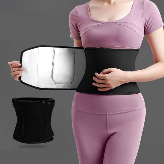RANMEI Silver Ion Waist Trimmer - Sweat Belt For Weight Loss & Back Support (3 Colors)