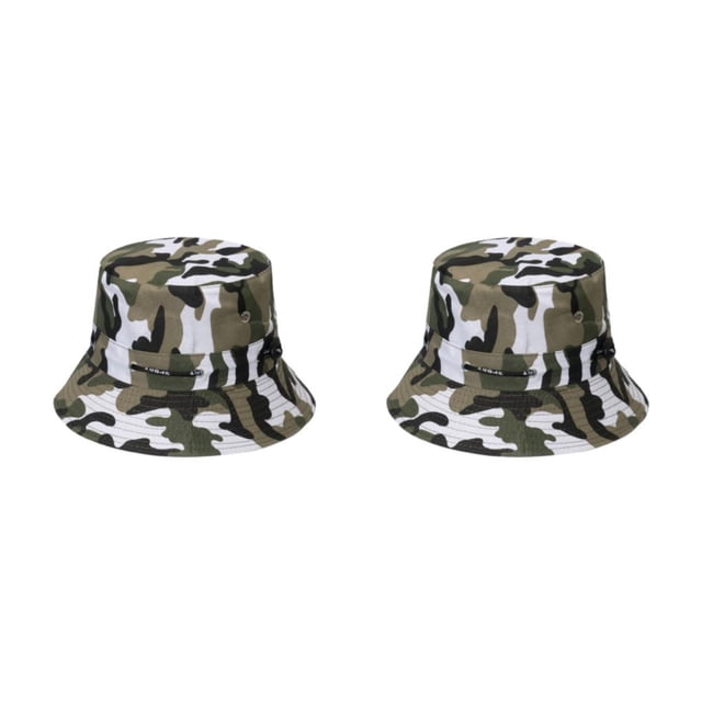kurtrusly 1/2/3/5 Sun Protection Fisherman Cap With Breathable And Comfortable Sunscreen Sunscreen Fisherman Cap disruptive pattern2 58cm 2PCS
