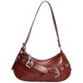 thumbnail image 1 of Bolso Mano Bandolera Mujer Cuero PU Punk Y2K Vintage Axila, 1 of 9