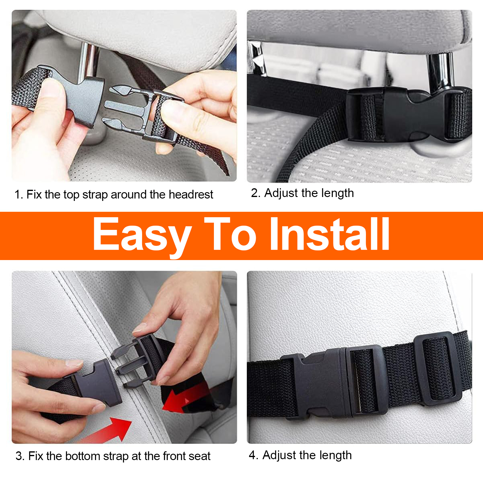 CYRICO Car Backseat Organizer, 2-Pack, with Tablet Holder photo 5