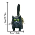 thumbnail image 2 of Miniatura De Gato Talladas A Mano Esculturas De Resina Colgante Estatua De Jardín Adorno Para Interiores Decoraciones De Oficina En Casa Al Aire Libre Regalos De Navidad Guardurnaity HA043419-02, 2 of 5