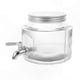thumbnail image 1 of Beverage Dispenser with Tap for Parties, Glass Drink Container with Spout for Juice and Water Serving, 1 of 4