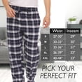 thumbnail image 5 of Pajama Pants for Men - 3 Pack Pajama Bottoms - Cotton Blend Flannel Plaid Lounge Pants, Comfortable PJ Pants, 5 of 8