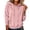 Pink, variant on Nowekniz Fall Women Knit Fleece Hoodie Pullover Sweater, Loose Fit Long Sleeve Drawstring Hooded Sweatshirt with Pockets, Casual Fashion Daily Outfit Top
