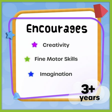 Spark Create Imagine Croco-Doodle Magnetic Drawing Board - Made from Durable Kid Friendly Plastic