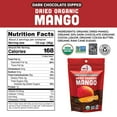 thumbnail image 3 of (Pack of 6), Mavuno Harvest Organic Dried Mango Dipped in Dark Chocolate, 3 oz, 3 of 5