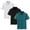 Green 1, variant on HAOTAGS Boys Polo Shirt Set 3 Piece Short Sleeve Casual Sports Outfit Summer Tracksuit Children Clothes Set Orange Size 8