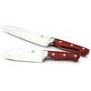 Paula Deen Cutlery - 2-Piece Santoku Knife Set, Red