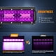 thumbnail image 3 of Barra de Luz LED Nilight 20" 420W Morada de Triple Fila, 3 of 8