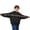 AB498 Black, variant on Tisuna Hoodies For Girls Child Cozy Letter Print Hoodie With Kangaroo Pocket Teen And Youth Casual Wear Long Sleeve Tshirts Size 3-4 Years