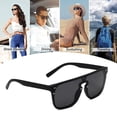 thumbnail image 5 of Gafas de sol de doble haz con personalidad de tendencia de moda con protección solar, hechas de PC, 5 of 5