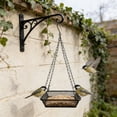 thumbnail image 4 of Heavy Duty Square Mesh Hanging Platform Bird Feeder Tray Attracts Wild Finches Garden Backyard Outdoor Use, 4 of 4