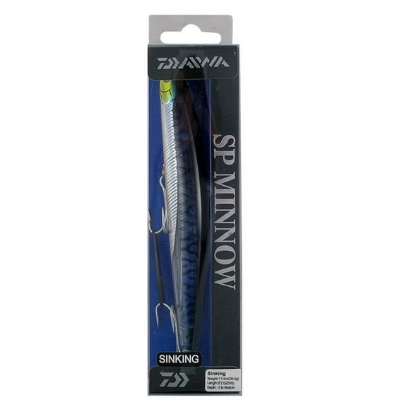 Daiwa Salt Pro SP Minnow Sinking Striper Lure, 6", Translucent Blue Mackerel