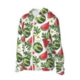 thumbnail image 2 of Rocae Watermelons Print Breathable Sun Protection Hoodie Quick-Dry Lightweight Long Sleeve Hoodie Unisex Running Sports Shirt Medium, 2 of 9