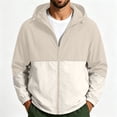 thumbnail image 3 of gbyLJF Mens Color Block Windbreaker Jacket Lightweight UPF 50+ Waterproof Rain Jackets, 3 of 9
