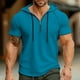thumbnail image 1 of pstuiky camisetas para hombre, Camiseta de manga corta con solapa desgastada para hombre, estilo europeo y americano, color liso ropa de hombre xxxl, 1 of 2