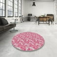 thumbnail image 3 of Ahgly Company Indoor Rectangle Patterned Pink Novelty Area Rugs, 2' x 5', 3 of 6
