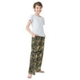 thumbnail image 3 of FORMRS Boys Pajama Pants with Pockets Size 9-10Y Kids Lounge Sleep Bottoms, Golden Elegance, 3 of 8