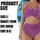 thumbnail image 5 of Conjunto de bikini para mujer, traje de baño cruzado de dos piezas para mujer, bikini envolvente, 5 of 5