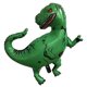 thumbnail image 1 of Globos de dinosaurio Yuyangstore 2 globos de papel de aluminio decoración de globos suministros para fiestas Green T Rex, 1 of 6
